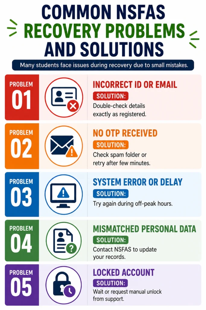 Common NSFAS Recovery Problems and Solutions