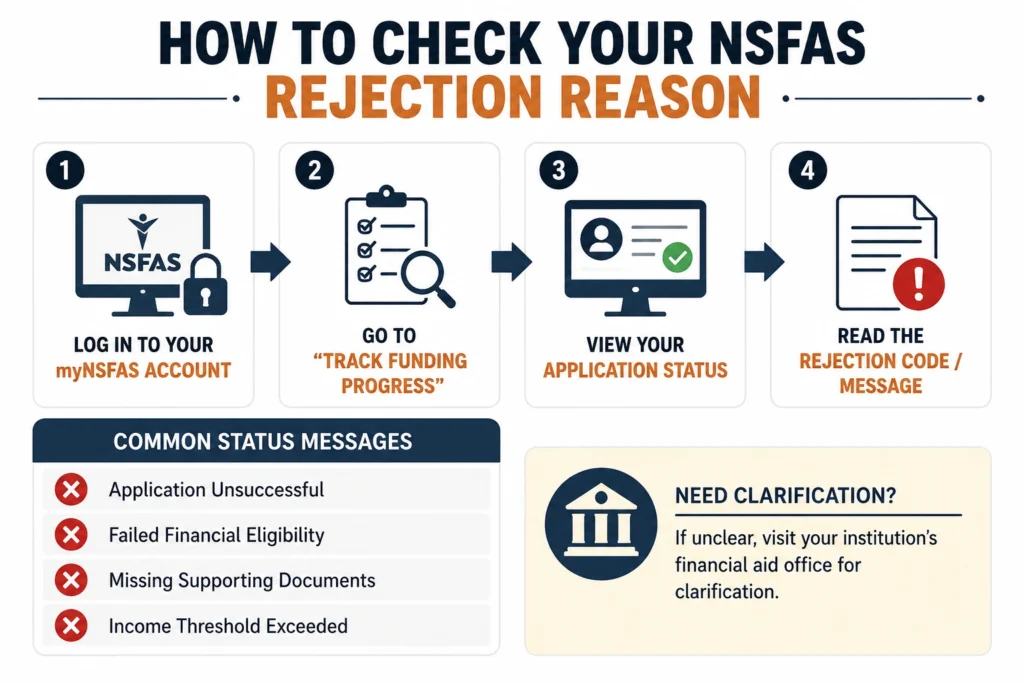 How to Check Your NSFAS Rejection Reason