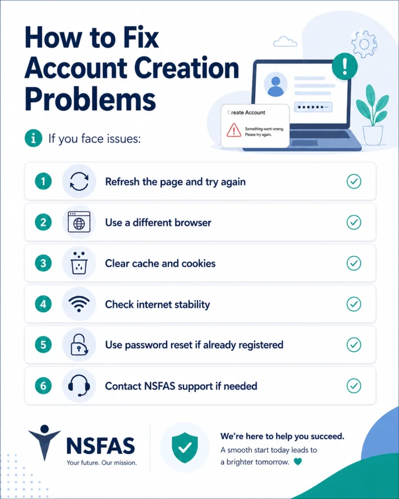 How to Fix Account Creation Problems