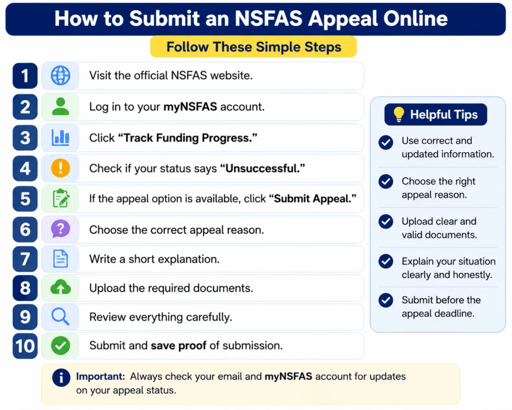 How to Submit an NSFAS Appeal Online