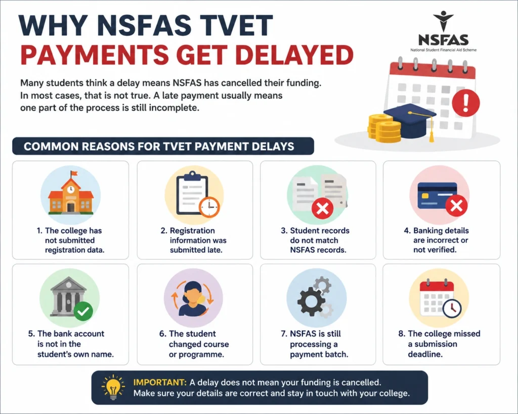 Why NSFAS TVET Payments Get Delayed